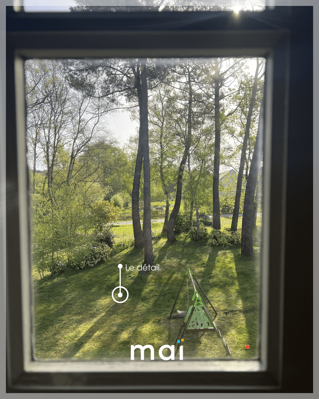 Vue sur le grand terrain arboré, prairie et sous-bois, maison Merlevenez, Le Détail MAÏ Immobilier